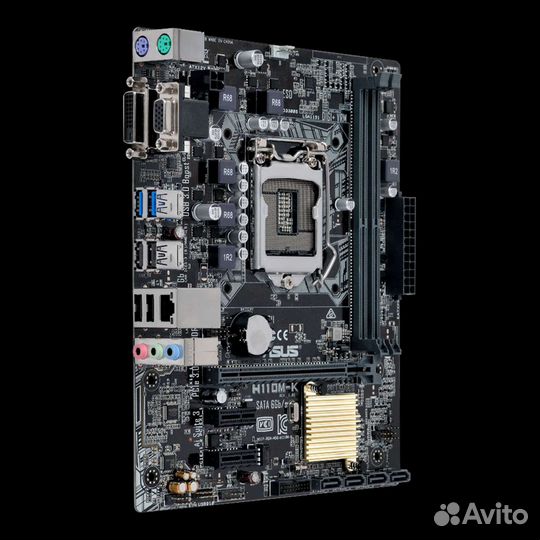 Материнская плата с процессором