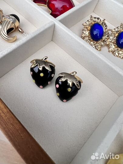 Серьги ягодки