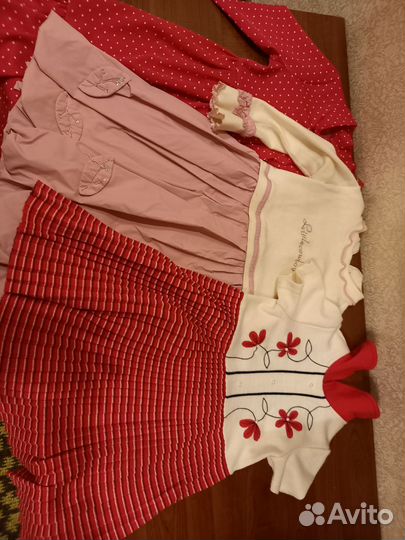 Вещи пакетом для девочки 116-128