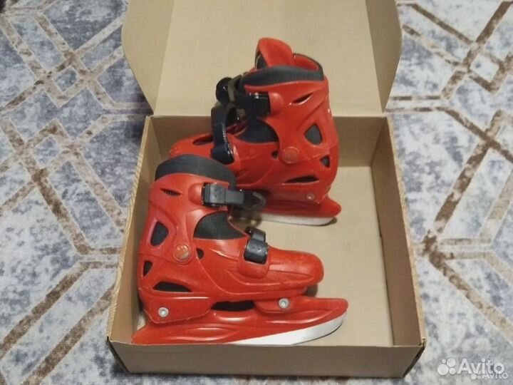 Коньки детские раздвижные 34-37