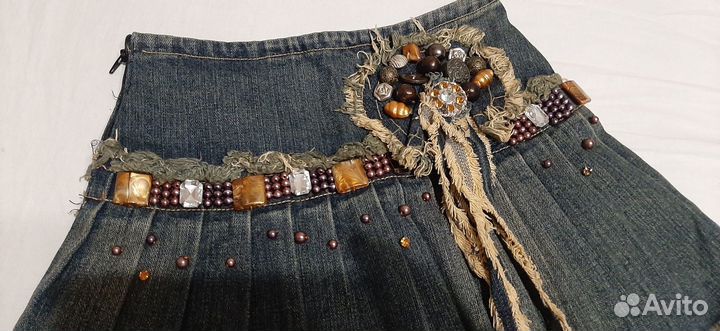 Джинсовая юбка для девочки