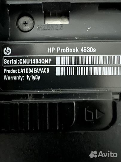 Ноутбук hp probook4530s