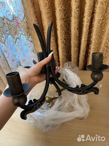 Люстра настенная освещение