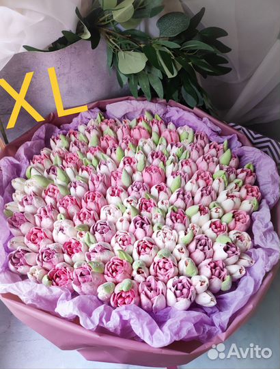 Букет тюльпанов из зефира