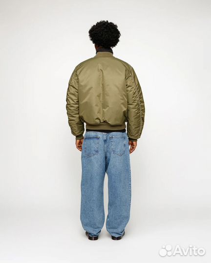 Джинсы Stussy Big OL Washed Blue