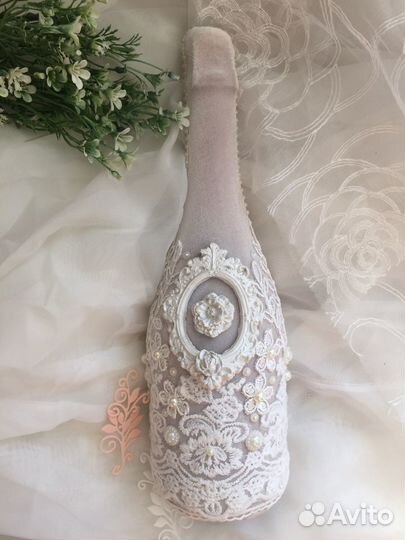 Бархатные чехлы на бутылки