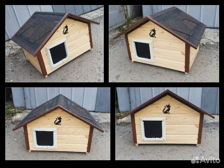 Будка для кота,котодомик уличный