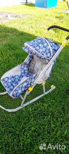 Детские санки коляска бу