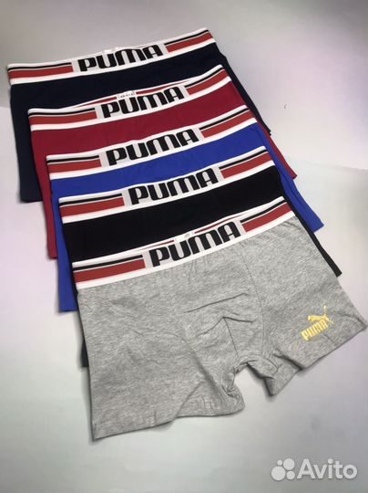 Трусы мужские боксеры Puma хлопок