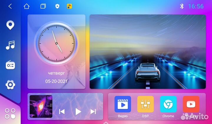 Штатная магнитола Toyota Prius 20 Android 11 2+16