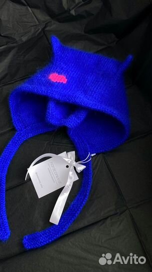 Чепчик с ушками, коточепчик