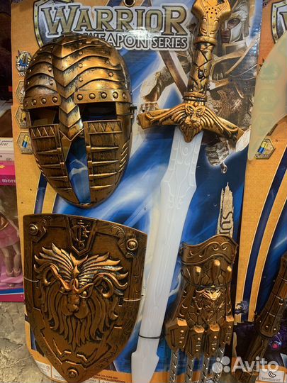 Гладиатор - набор оружие меч щит - костюм