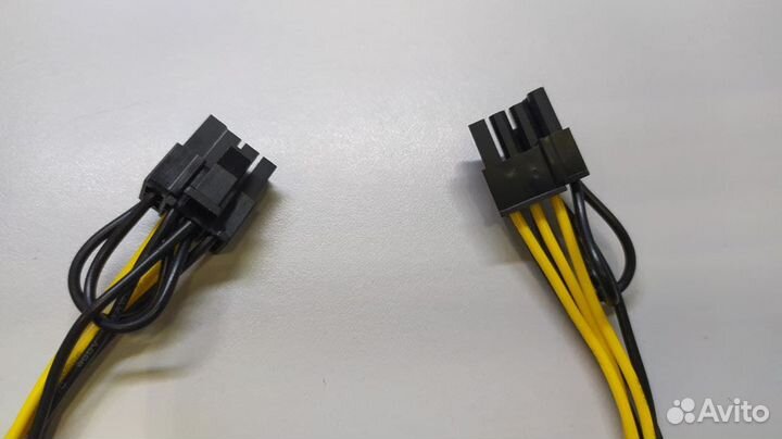 Переходник питания 6 pin на 2*8 pin (6 pin+2 pin)