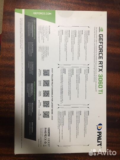 Rtx 3060ti palit dual rev 1 (Samsung)