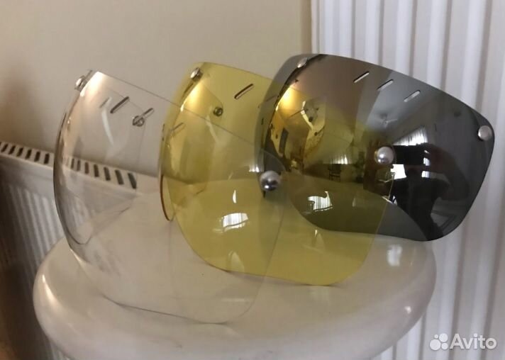 Велошлем с визором Promend 57-61см