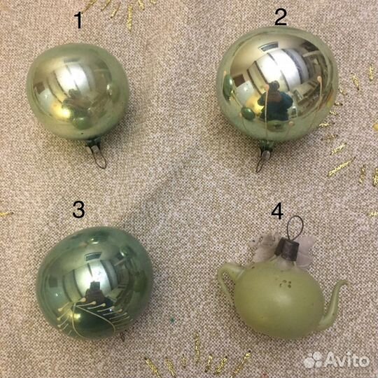 Елочные игрушки СССР 60-80гг