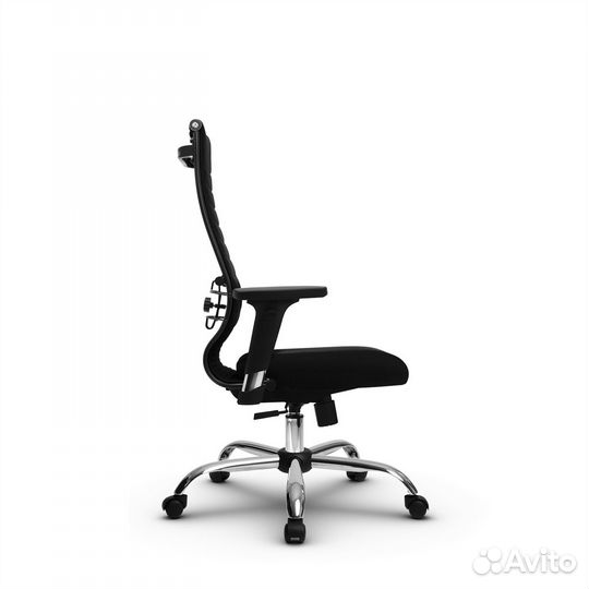 Кресло Метта Комплект 19/2D, черный, хром