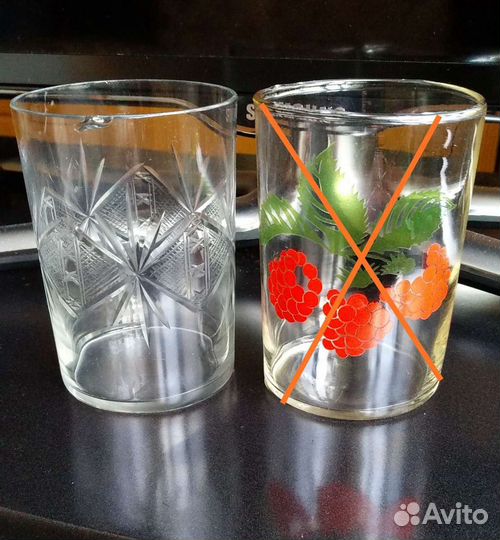 Стакан Хрусталь в подстаканник СССР каталог 1950г