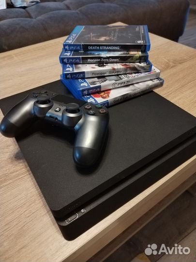 Sony playstation 4 slim 500gb с играми