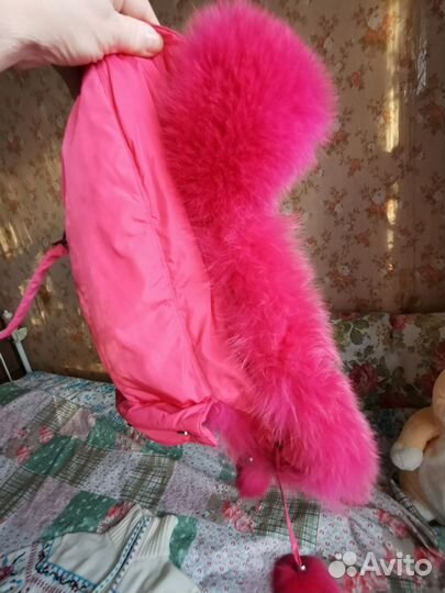 Шапка ушанка женская натуральный мех