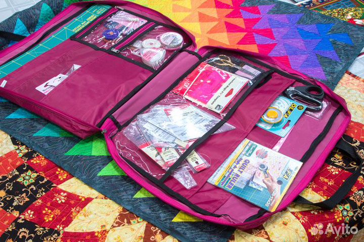 Сумка-органайзер для рукоделия hemline текстильная