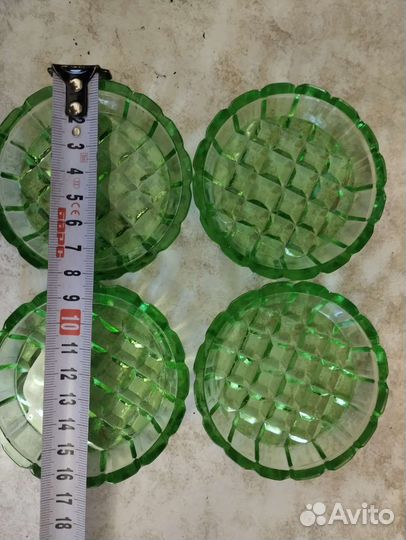 Посуда цветное стекло времен СССР