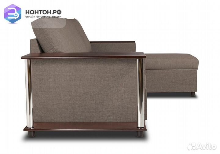 Диван угловой дельфин Форест бежевый