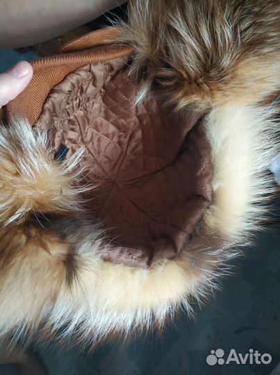Шапка ушанка женская натуральный мех