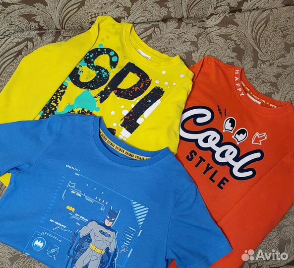 Детские вещи для мальчика 3 шт. - р 122-128