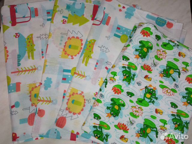 Пеленки детские новые (бязь, ситец, фланель)