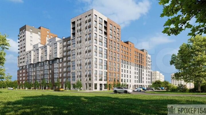 2-к. квартира, 66,7 м², 6/16 эт.