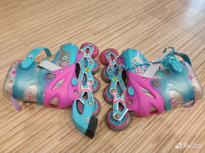 Коньки роликовые детские для девочек