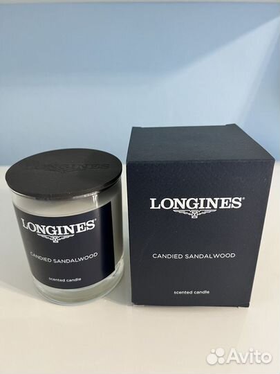 Longines ароматическая свеча sandal wood