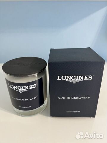 Longines ароматическая свеча sandal wood