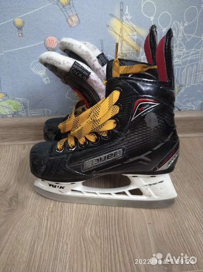 Коньки хоккейные детские bauer vapor x500 yth 10,5