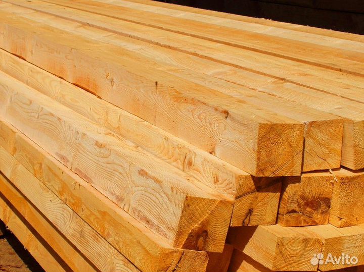 Брус от производителя 100х150мм, лиственница