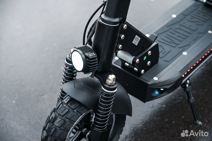 Электросамокат white siberia luna sport