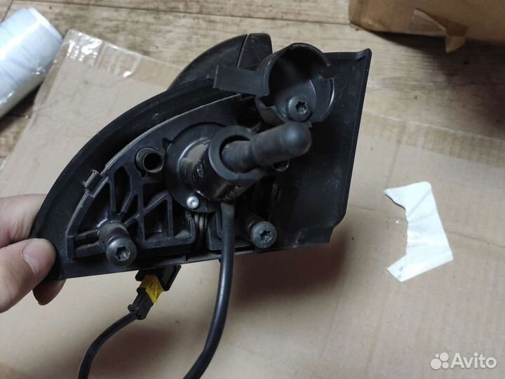 Зеркало пежо 307 правое черное(механическое)