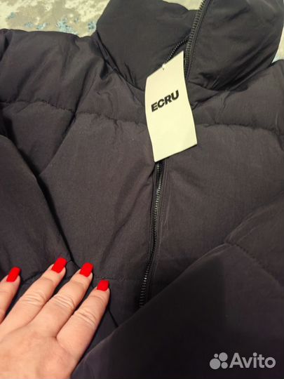 Пуховик зимний мужской ecru