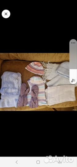 Куртка шапки для девочки 3-5 лет