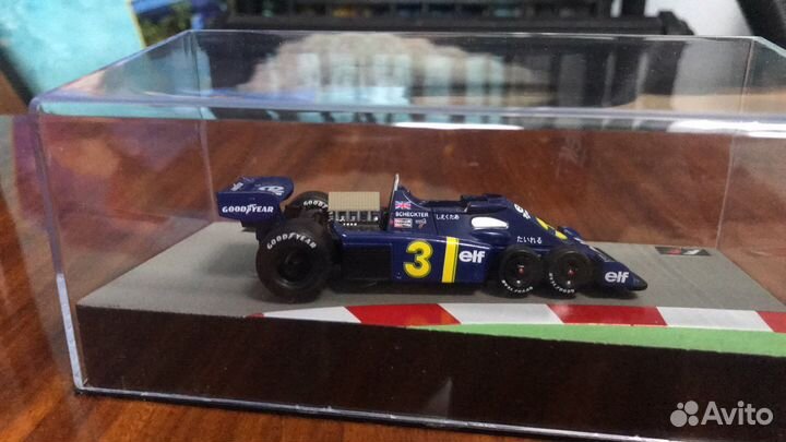 Модель коллекционная tyrrell P34 F 1 Джоди Шектер