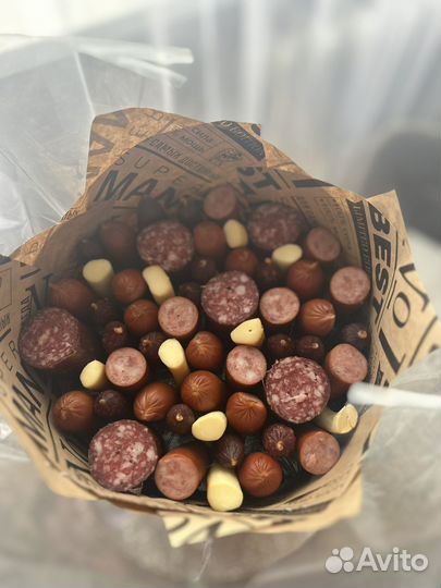 Мужские букеты съедобные