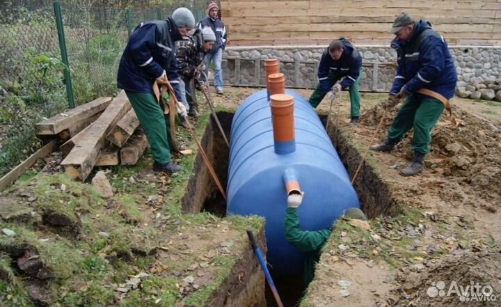 Септик под ключ. Рассрочка 12 мес