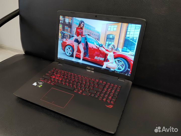 Игровой Asus ROG 17.3 full HD/ i5-6300HQ/GTX 960M