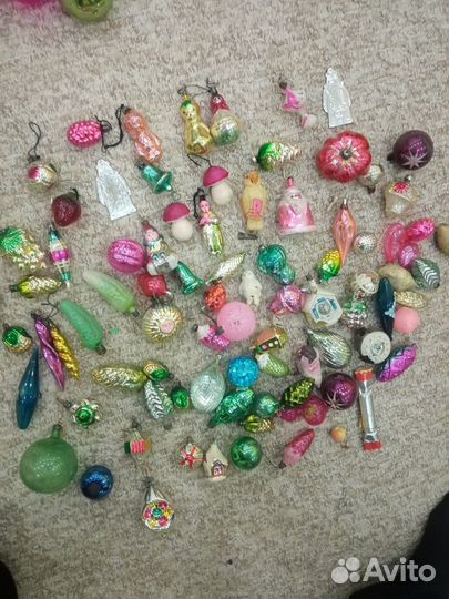 Елочные игрушки СССР