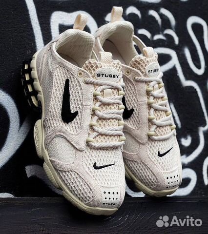 Nike Air zoom spiridon CG2 x Stussy Fossil