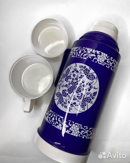 Термос kelli KL-0976 со стеклянной колбой