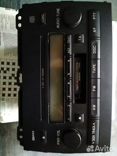 Оригинальная магнитола Pioneer Toyota 86120-60510