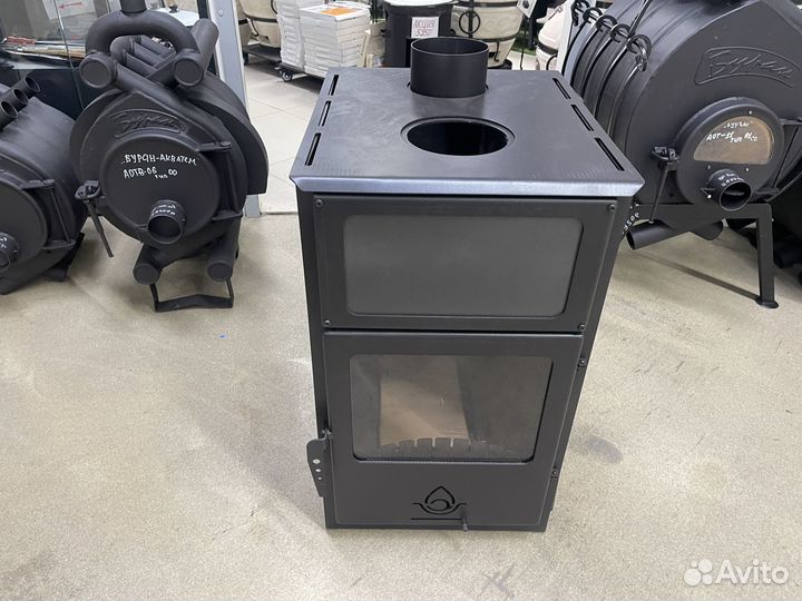 Печь камин дровяная