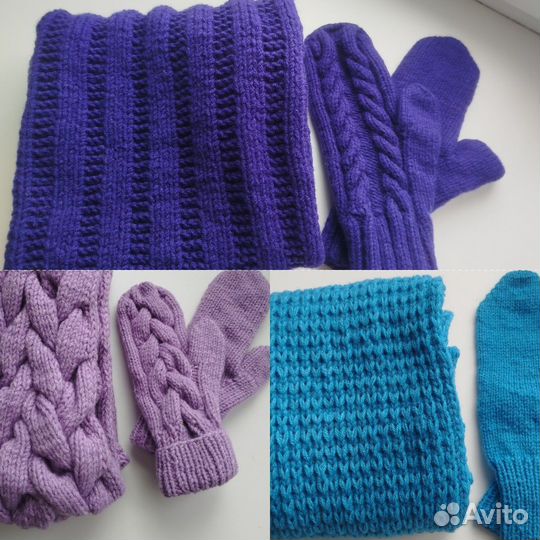 Шарф и варежки